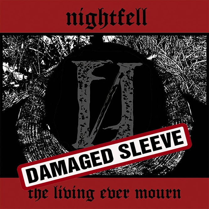 LORD190- Nightfell - The Living Ever Mourn damaged-sleeve