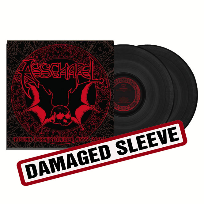 LORD220 Asschapel Total Destruction 2XLP Black vinyl damaged sleeve