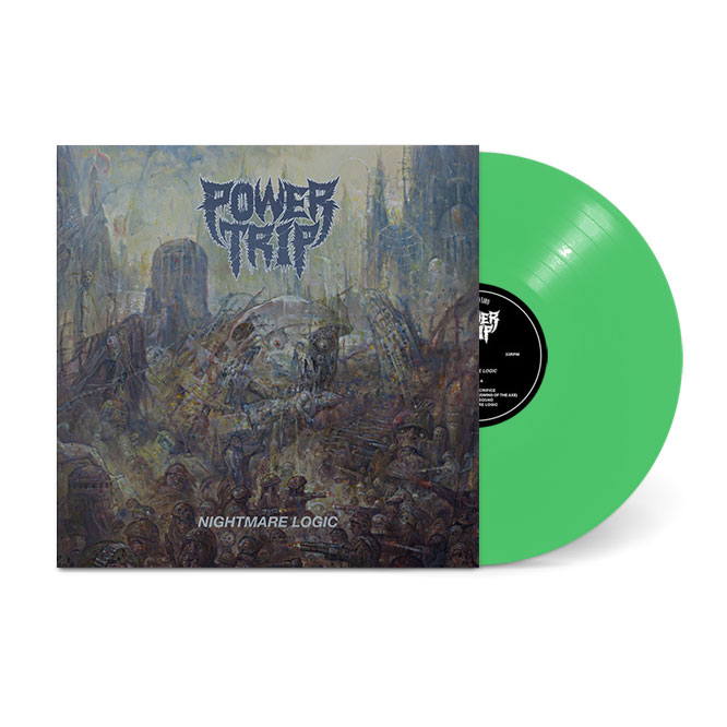 LORD236 Power Trip - Nightmare Logic Mint green Vinyl LP