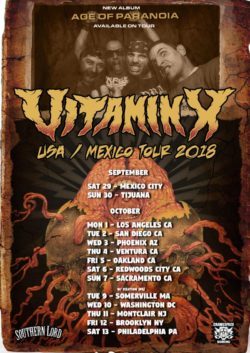 Vitamin X USA Mexico tour