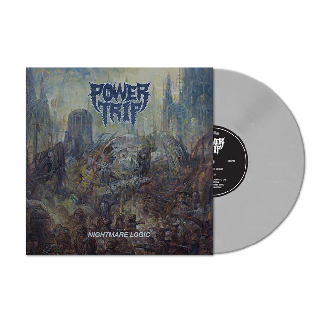 LORD236 Power Trip - Nightmare Logic grey vinyl LP