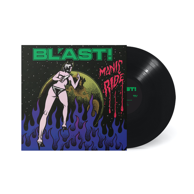 LORD299-BL'AST - Manic Ride LP BLACK Vinyl