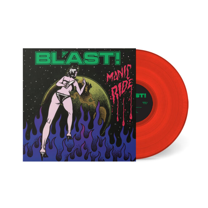 LORD299-BL'AST - Manic Ride LP RED Vinyl