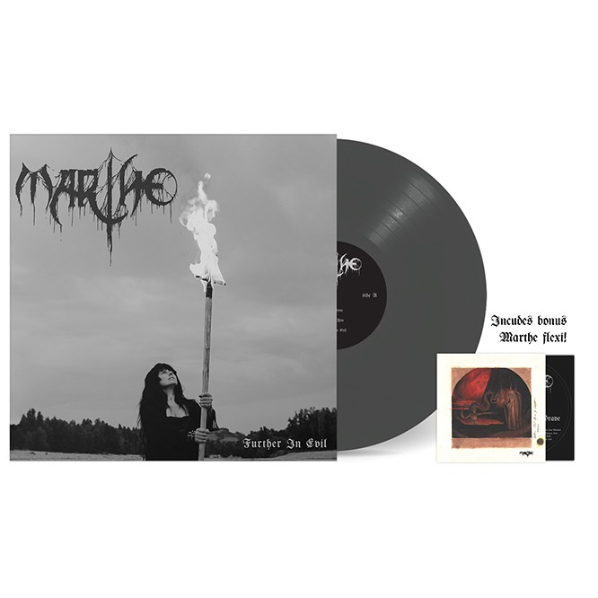 LORD305 MARTHE - Further In Evil on Sharpened Blade Vinyl and bonus flexi