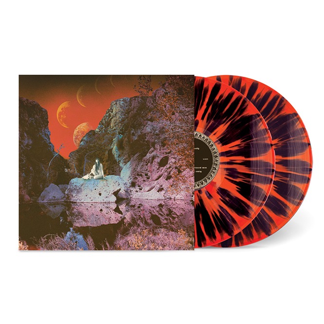 LORD193 Earth - Primitive & Deadly Black with Orange Splatter LP